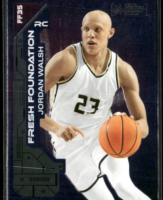 Jordan Walsh 2023 SkyBox Metal Universe Champions Fresh Foundation #FF35