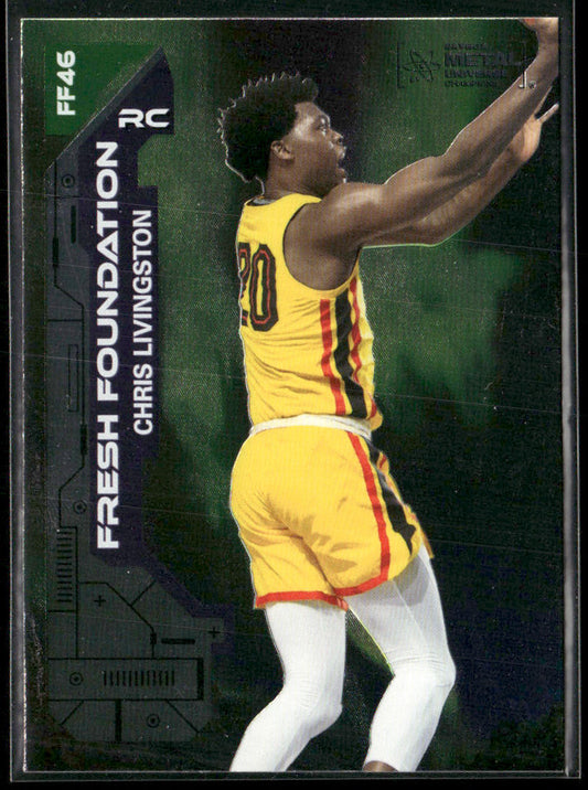 Chris Livingston 2023 SkyBox Metal Universe Champions Fresh Foundation #FF46