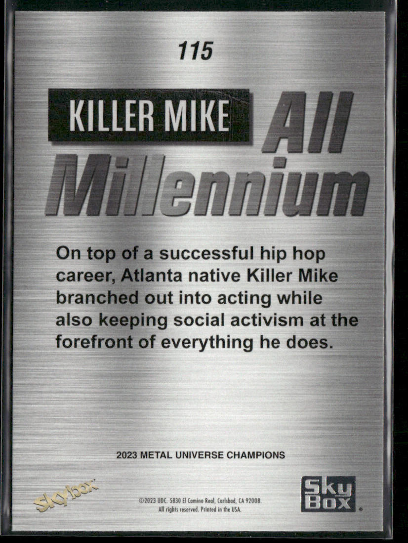 Killer Mike 2023 SkyBox Metal Universe Champions #115