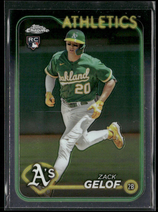 Zack Gelof 2024 Topps Chrome #282 RC Oakland Athletics
