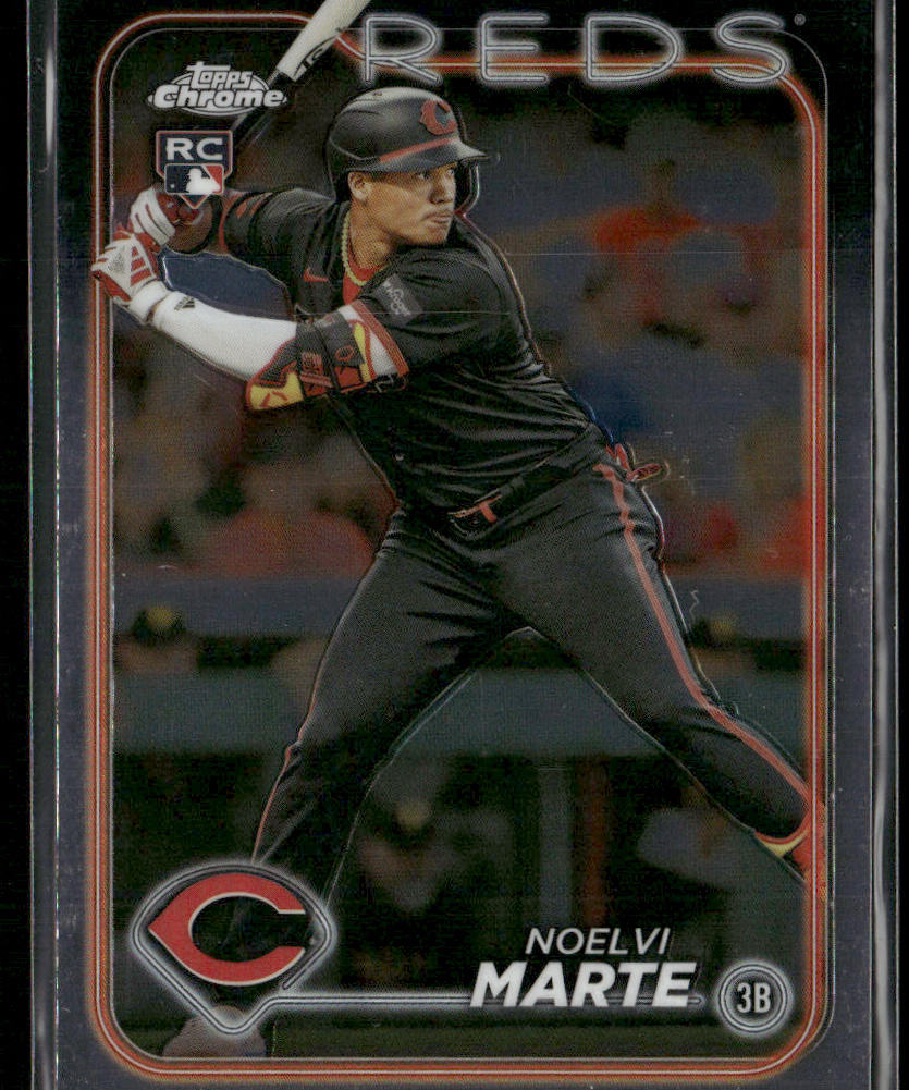 Noelvi Marte 2024 Topps Chrome #177 RC Cincinnati Reds
