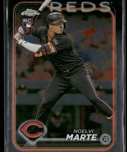 Noelvi Marte 2024 Topps Chrome #177 RC Cincinnati Reds