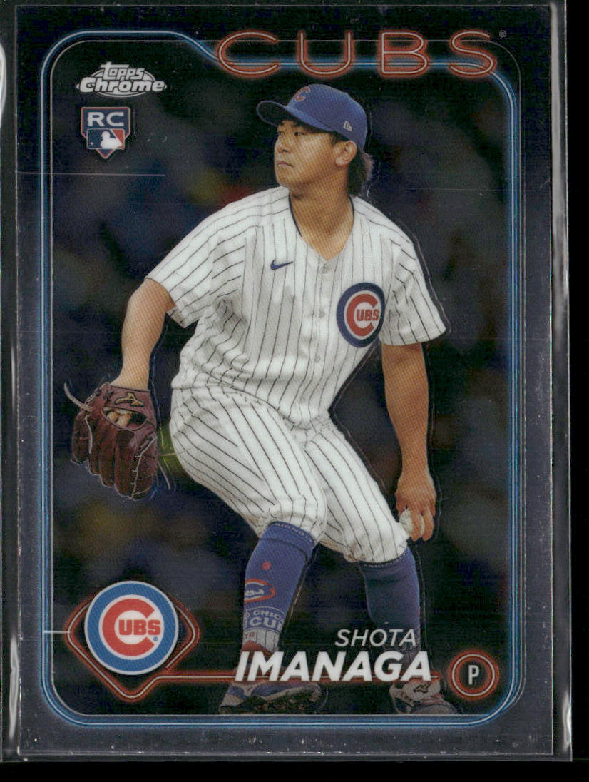 Shota Imanaga 2024 Topps Chrome #121 RC Chicago Cubs
