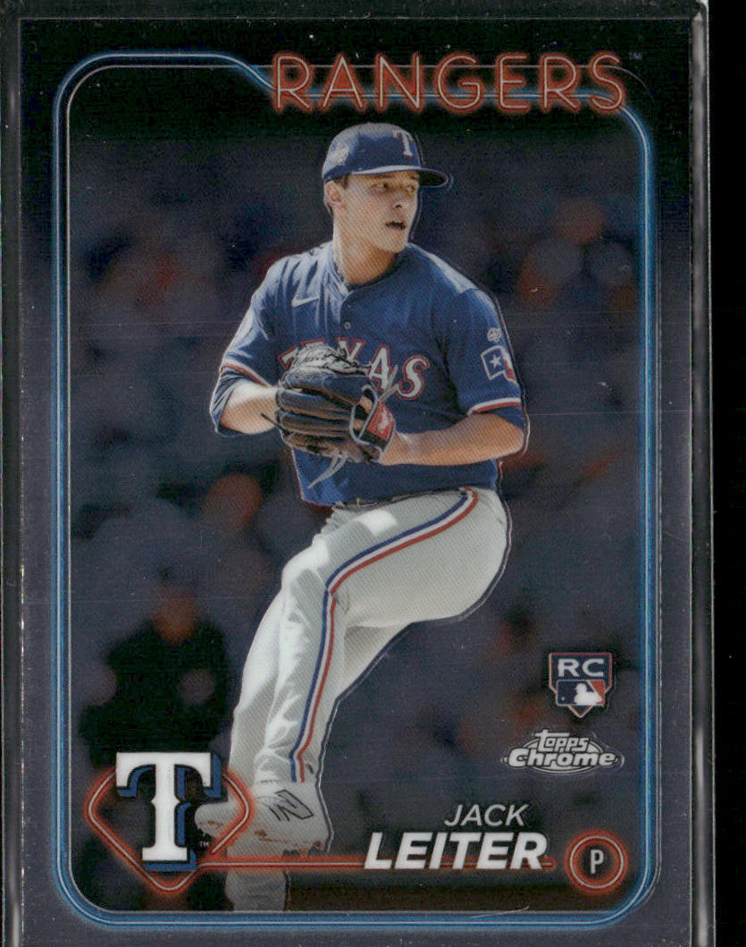 Jack Leiter 2024 Topps Chrome #111 RC Texas Rangers