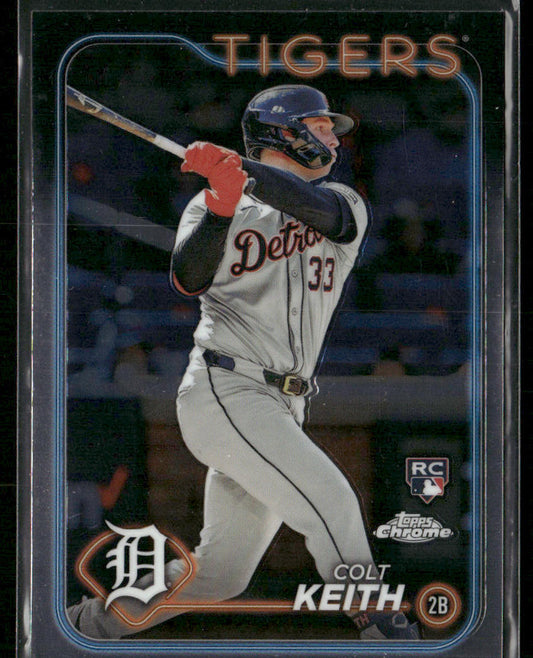 Colt Keith 2024 Topps Chrome #2 RC Detroit Tigers