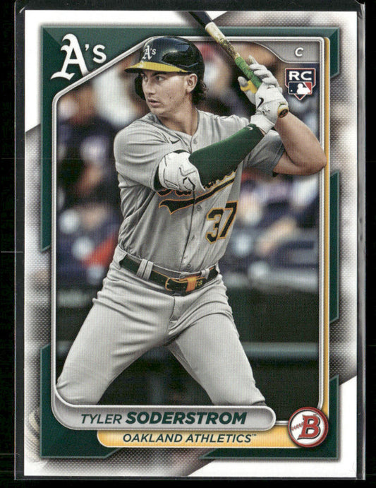 Tyler Soderstrom 2024 Bowman #15 RC Oakland Athletics