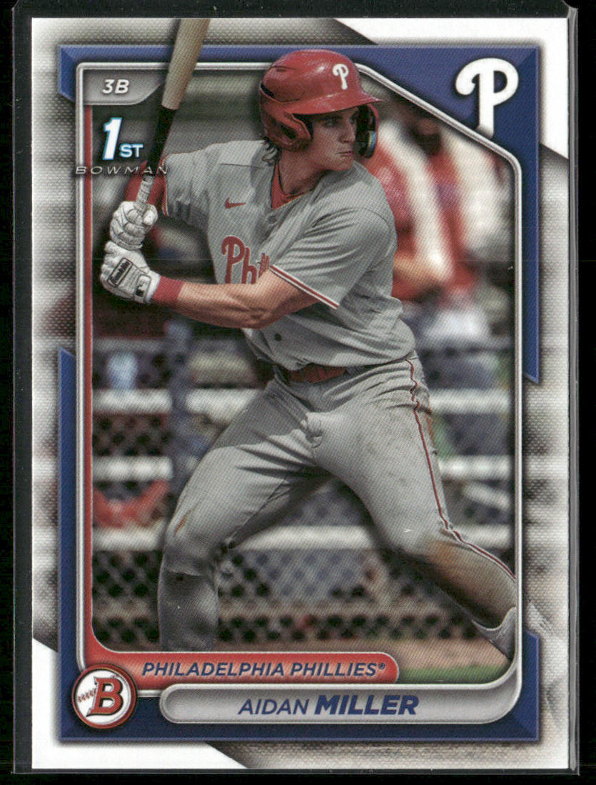Aidan Miller 2024 Bowman Prospects #BP-27 Philadelphia Phillies