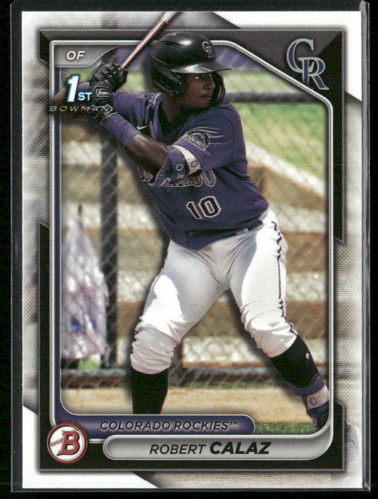 Robert Calaz 2024 Bowman Prospects #BP-131 Colorado Rockies