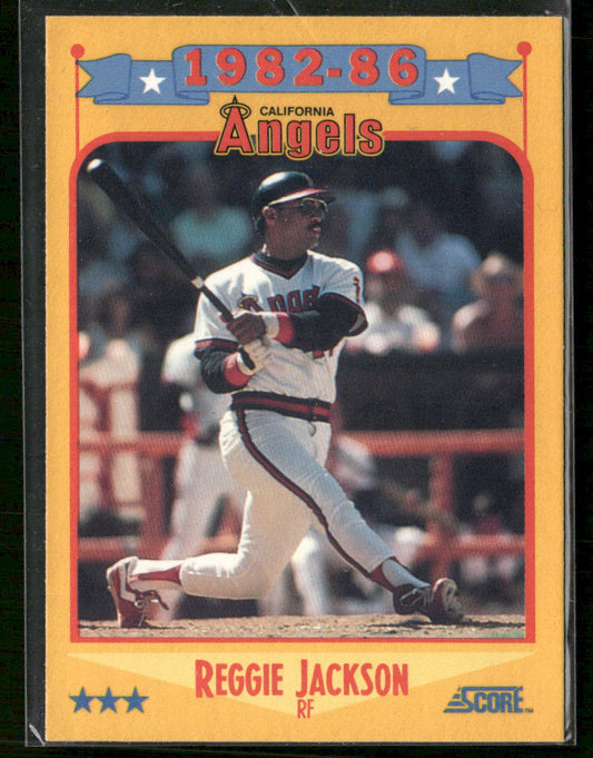 Reggie Jackson 1988 Score #503 California Angels