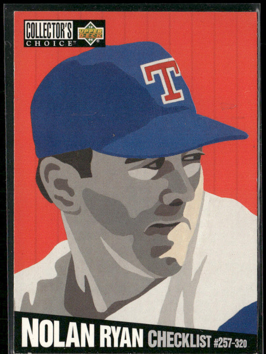 Nolan Ryan 1994 Collector's Choice #320 Texas Rangers