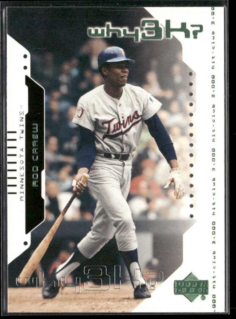 Rod Carew 2000 Upper Deck Hitter's Club #68 Minnesota Twins