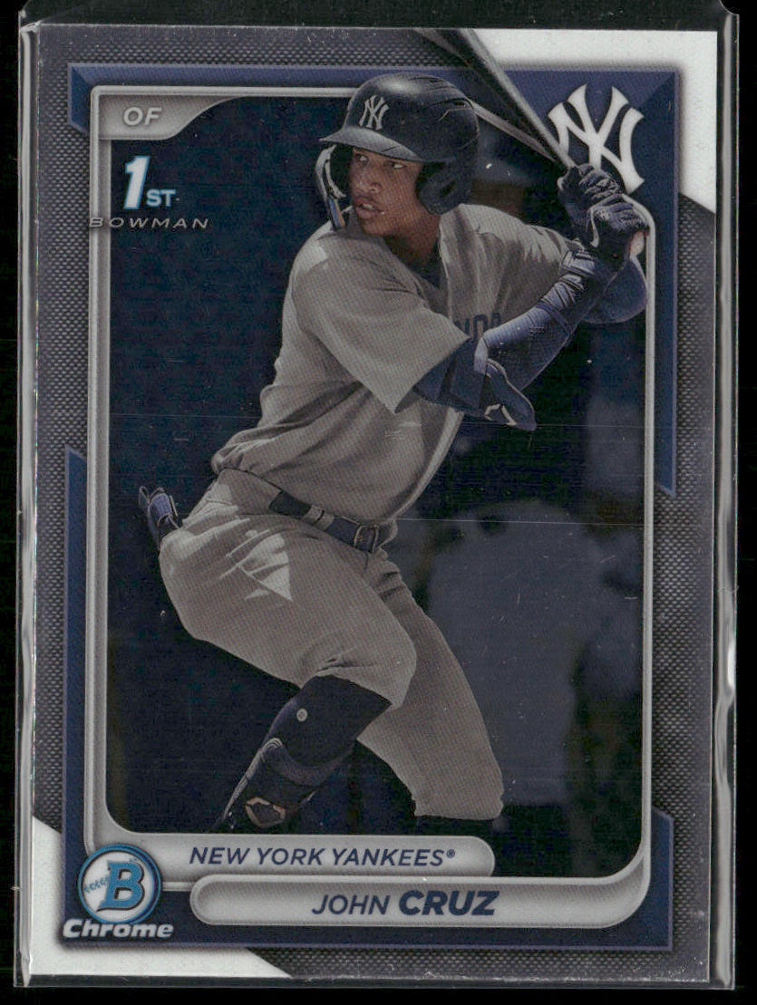 John Cruz 2024 Bowman Chrome Prospects #BCP-77 New York Yankees