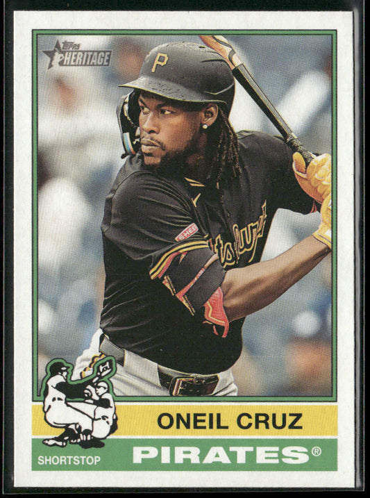Oneil Cruz 2025 Topps Heritage #183 Pittsburgh Pirates