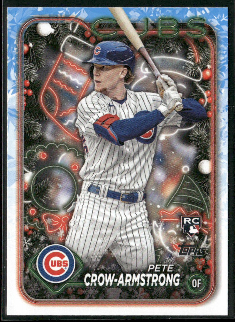 Pete Crow-Armstrong 2024 Topps Holiday #H136 RC Chicago Cubs