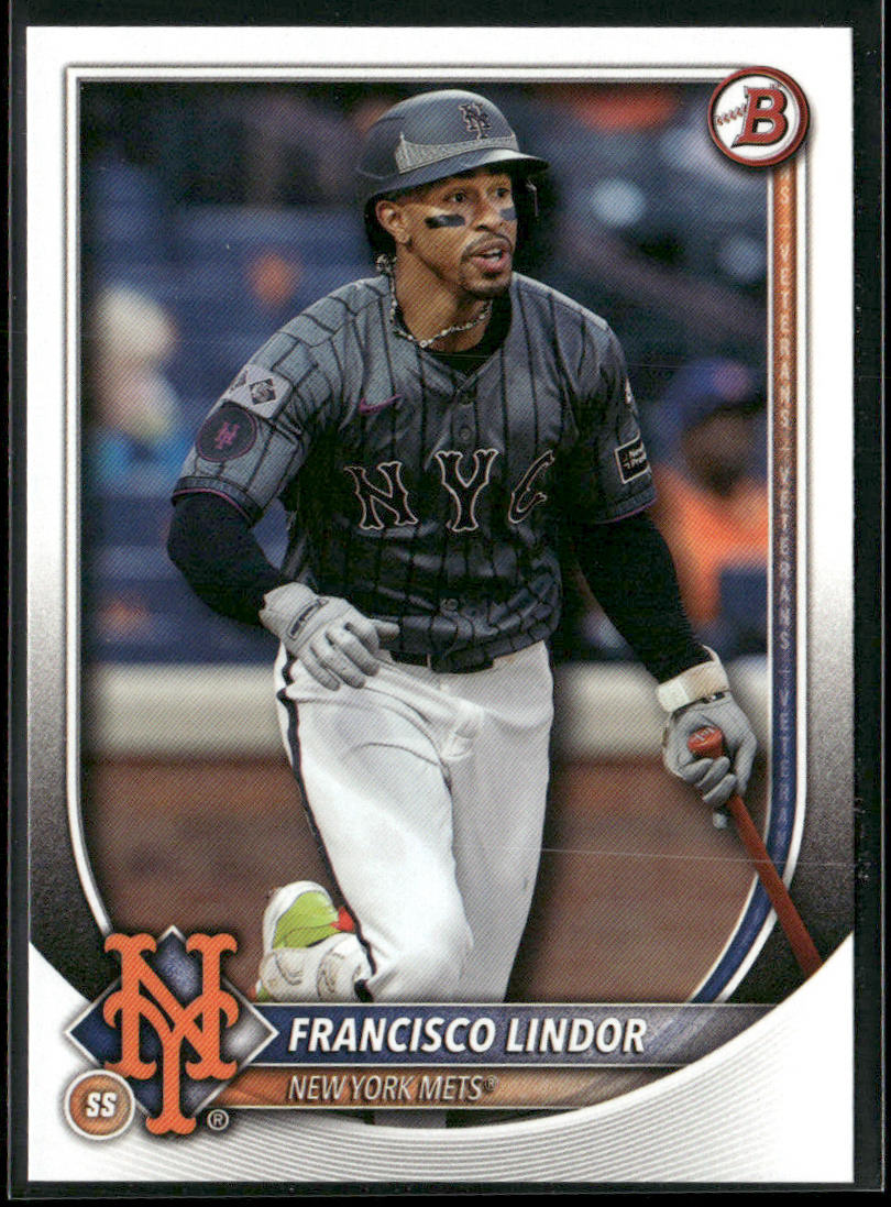Francisco Lindor 2025 Bowman #86 New York Mets