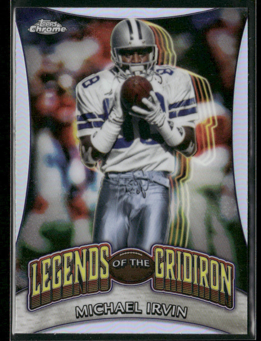 Michael Irvin 2024 Topps Chrome Legends of the Gridiron Refractor #LOG-15