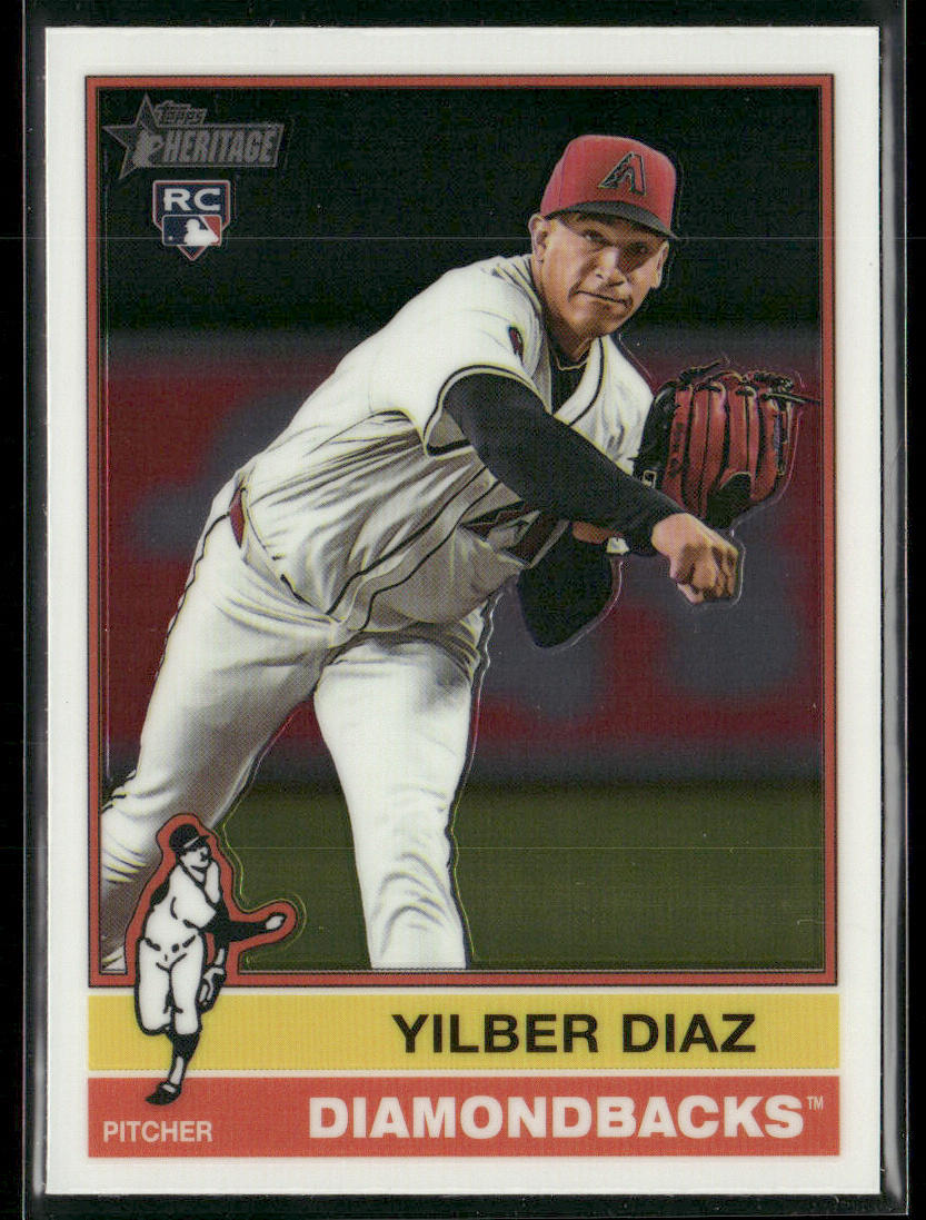Yilber Diaz 2025 Topps Heritage Chrome #372 RC Arizona Diamondbacks