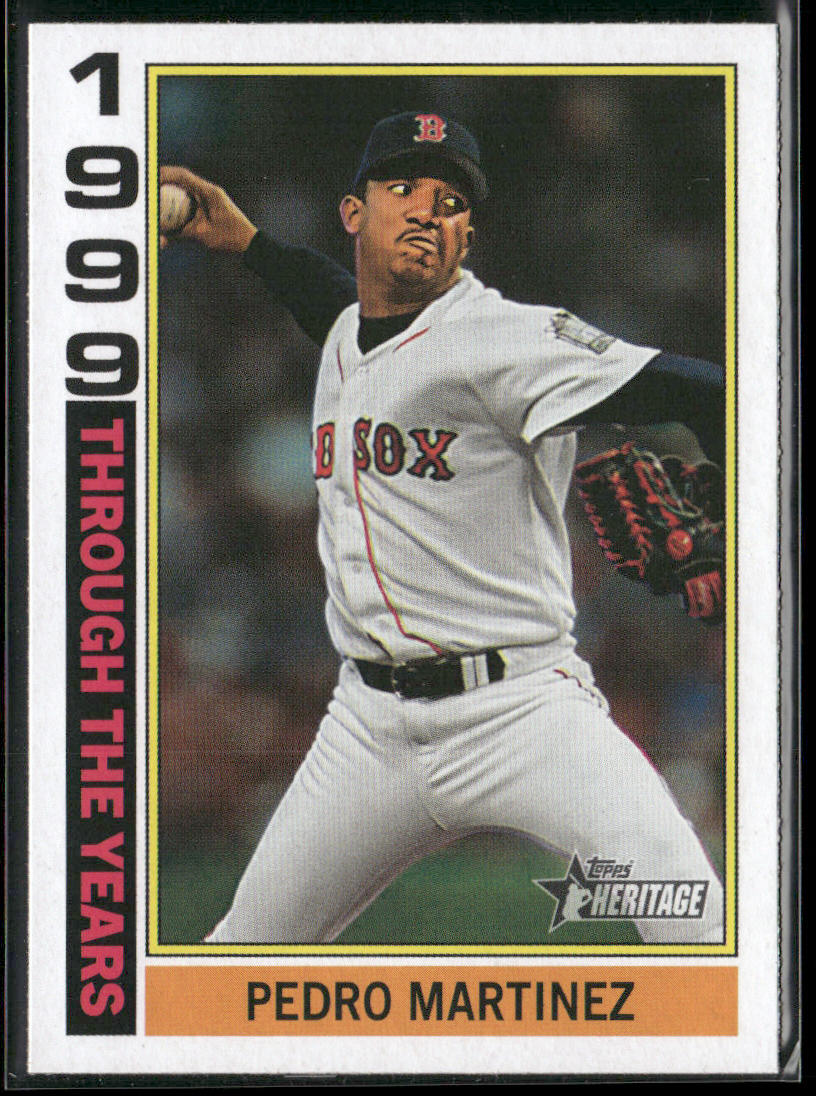Pedro Martinez 2025 Topps Heritage Through the Years #TTY-14 Boston Red Sox