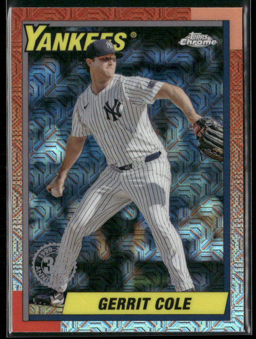Gerrit Cole 2025 Topps 1990 Topps Baseball 35th Anniversary Chrome #T90C-98