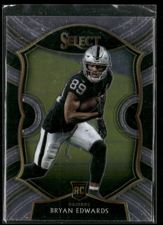 Bryan Edwards 2020 Panini Select #76 RC Las Vegas Raiders