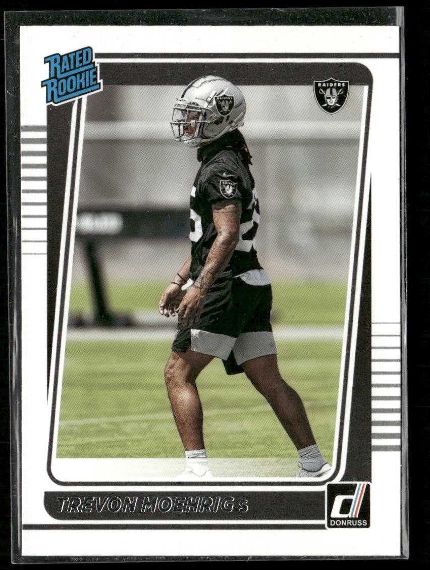 Tre'von Moehrig 2021 Donruss #350 RC Las Vegas Raiders