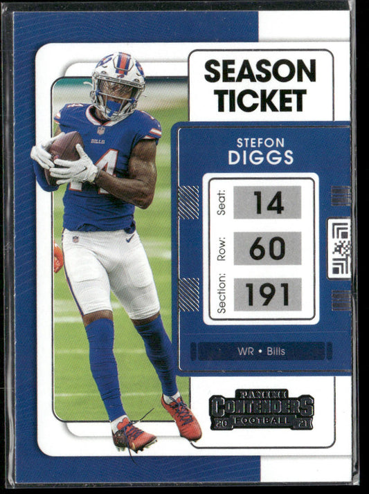 Stefon Diggs 2021 Panini Contenders #11 Buffalo Bills