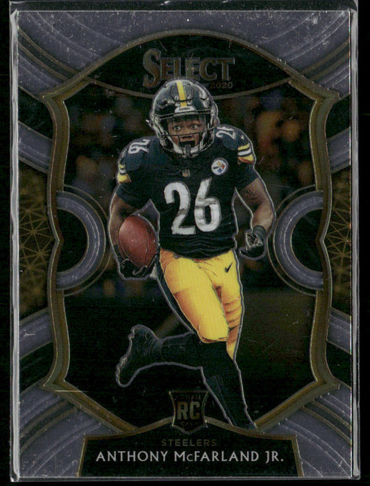 Anthony McFarland Jr. 2020 Panini Select #81 RC Pittsburgh Steelers