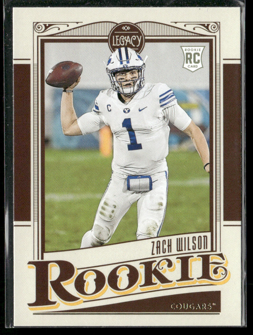 Zach Wilson 2021 Panini Legacy #143 RC BYU Cougars