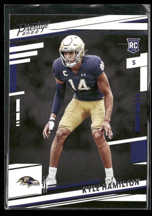 Kyle Hamilton 2022 Panini Prestige #325 RC Baltimore Ravens