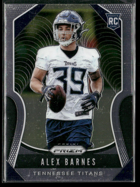 Alex Barnes 2019 Panini Prizm #377 RC Tennessee Titans