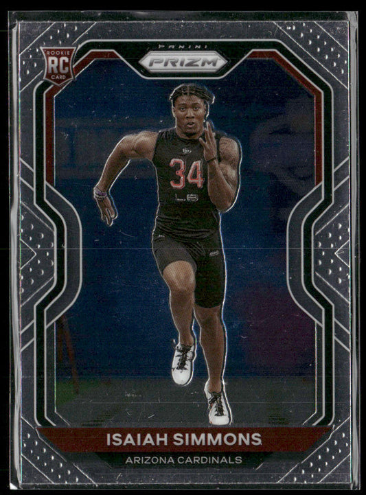 Isaiah Simmons 2020 Panini Prizm #323 RC Arizona Cardinals