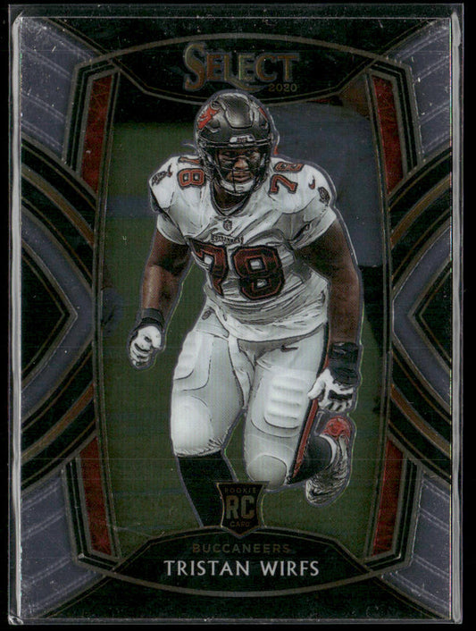 Tristan Wirfs 2020 Panini Select #290 RC Tampa Bay Buccaneers