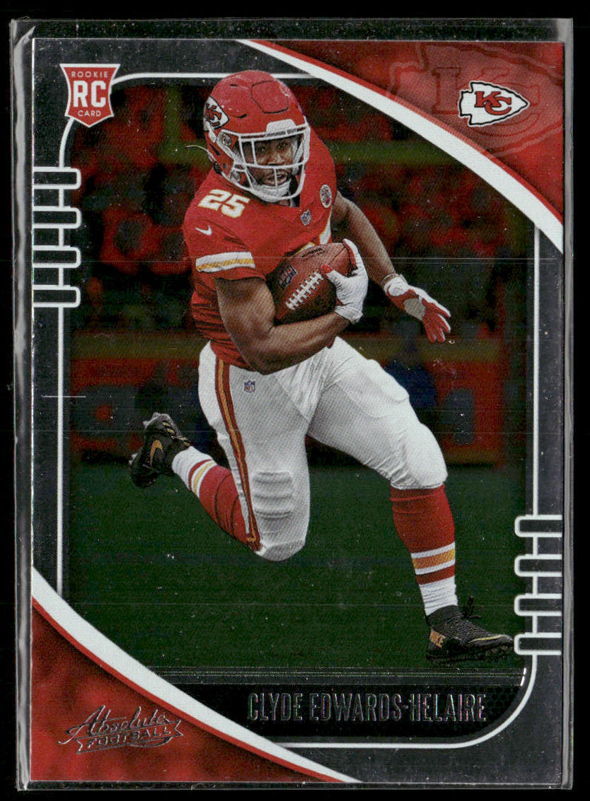 Clyde Edwards-Helaire 2020 Panini Absolute Retail #118 RC Kansas City Chiefs