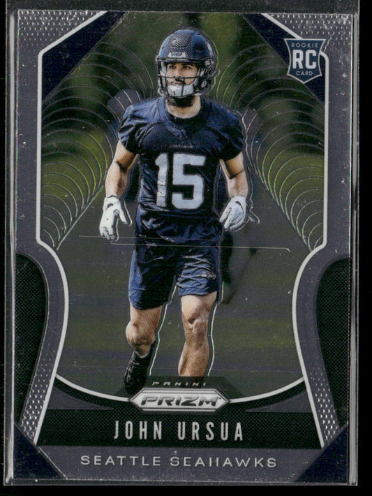 John Ursua 2019 Panini Prizm #395 RC Seattle Seahawks