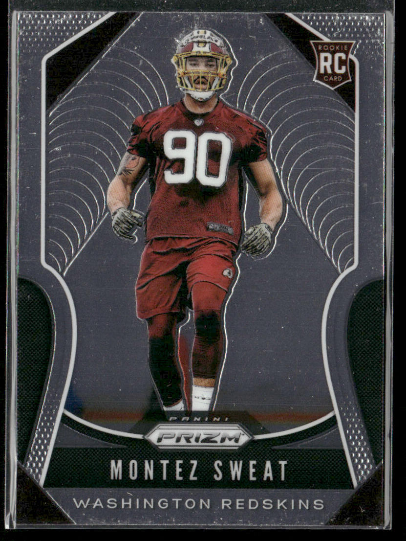 Montez Sweat 2019 Panini Prizm #391 RC Washington Redskins