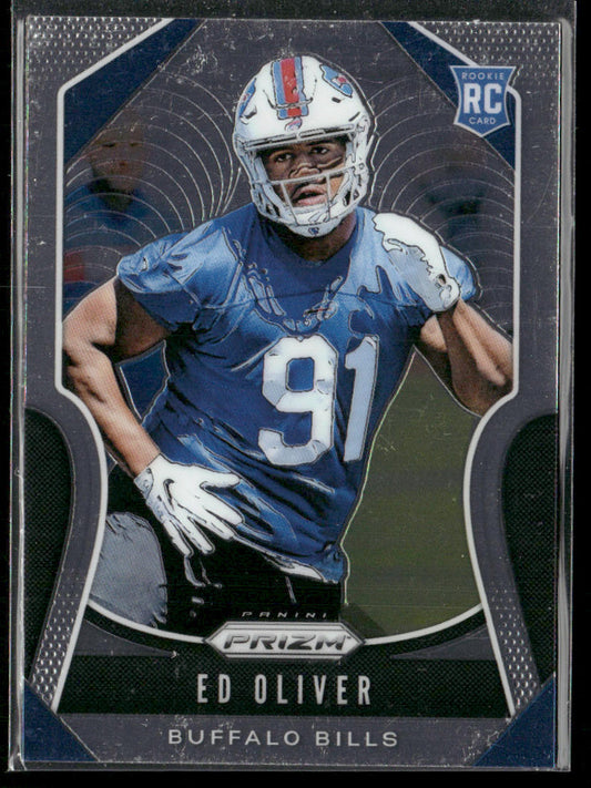 Ed Oliver 2019 Panini Prizm #378 RC Buffalo Bills