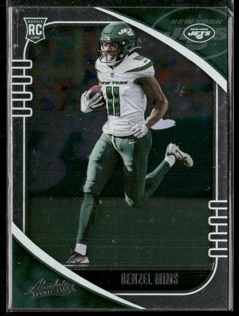 Denzel Mims 2020 Panini Absolute Retail #129 RC New York Jets