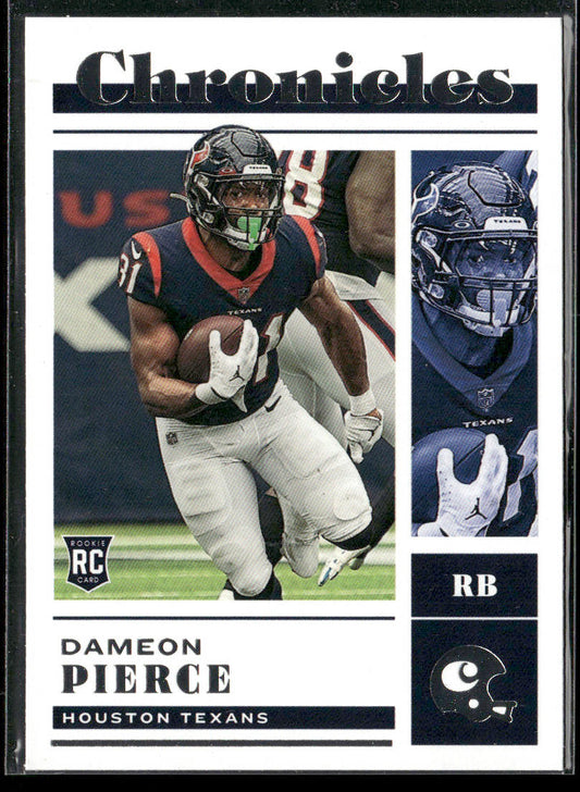 Dameon Pierce 2022 Panini Chronicles #35 RC Houston Texans