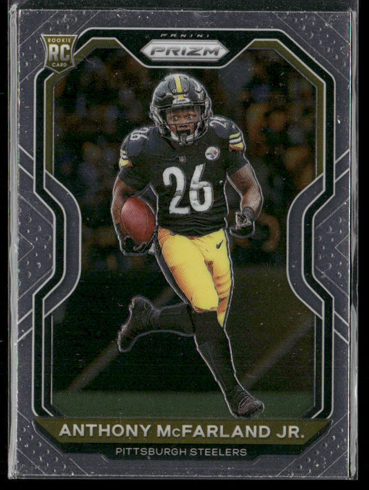 Anthony McFarland Jr. 2020 Panini Prizm #393 RC Pittsburgh Steelers