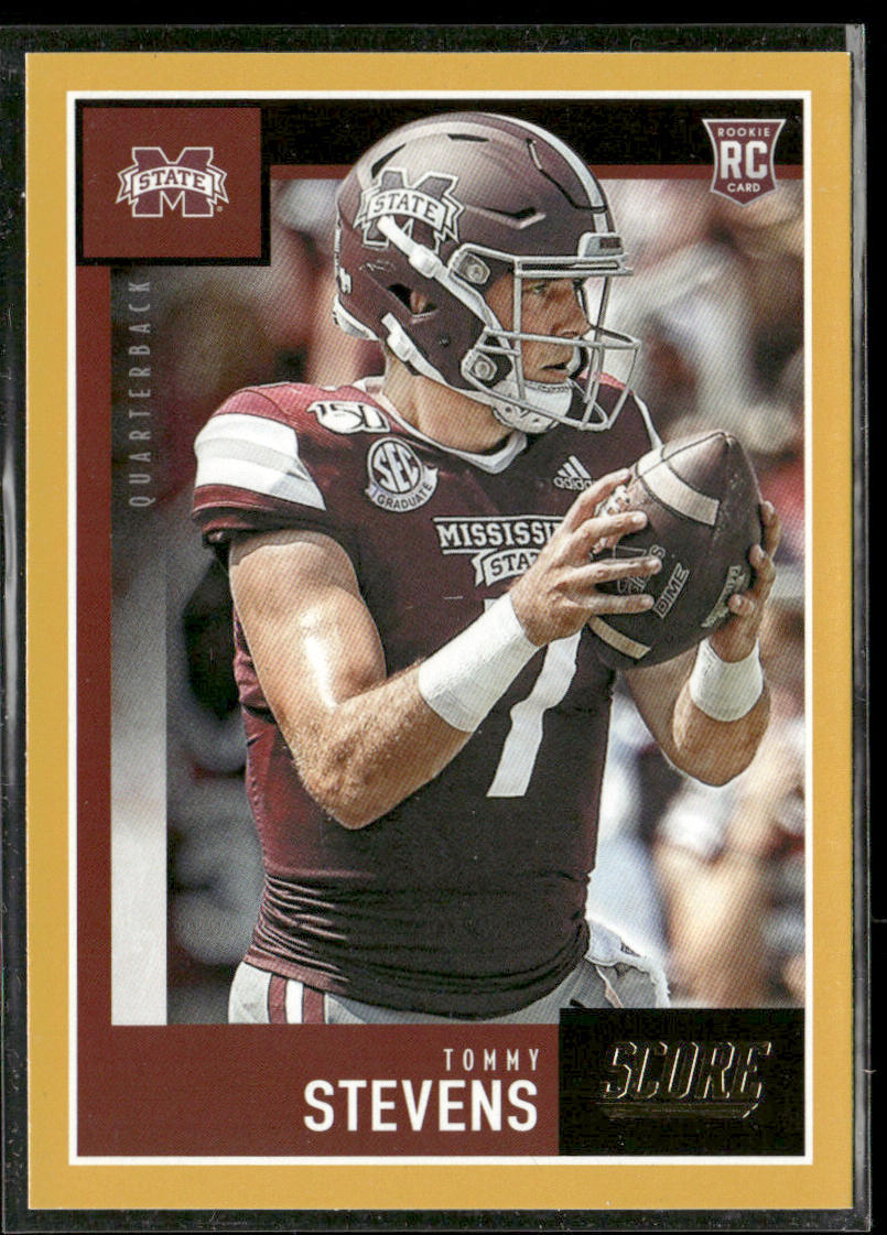 Tommy Stevens 2020 Score Gold #368 RC Mississippi State Bulldogs