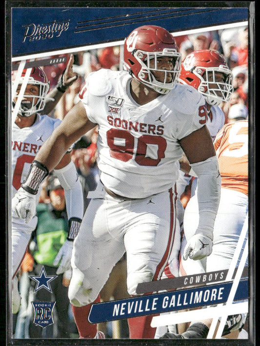 Neville Gallimore 2020 Panini Prestige #284 RC Dallas Cowboys