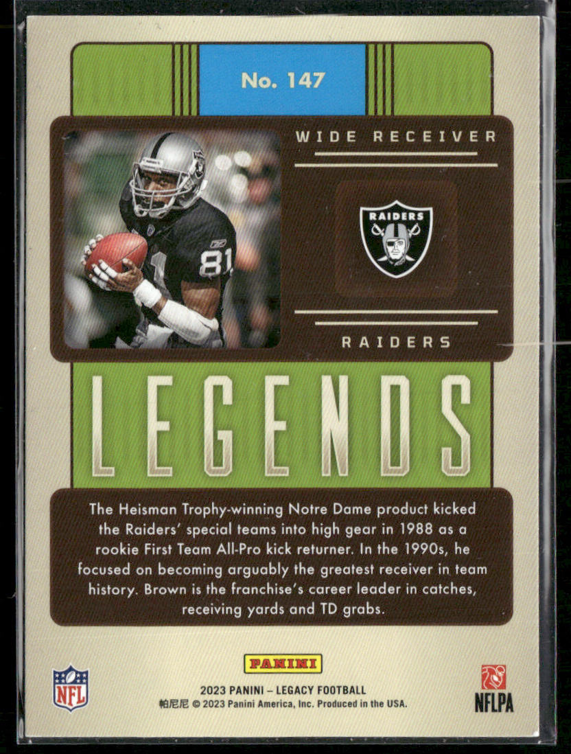 Tim Brown 2023 Panini Legacy #147 Los Angeles Raiders