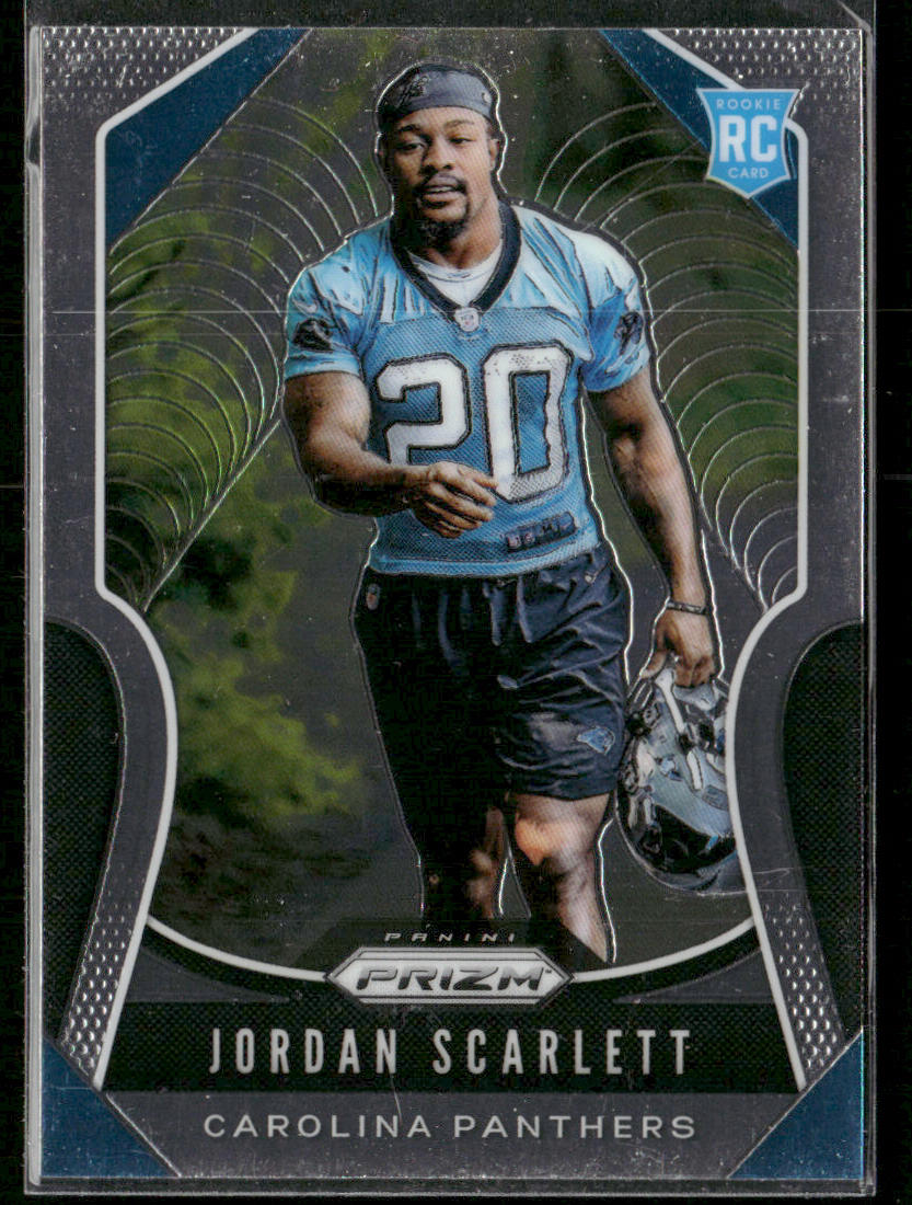 Jordan Scarlett 2019 Panini Prizm #376 RC Carolina Panthers