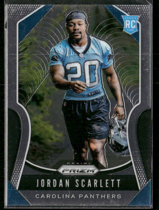 Jordan Scarlett 2019 Panini Prizm #376 RC Carolina Panthers