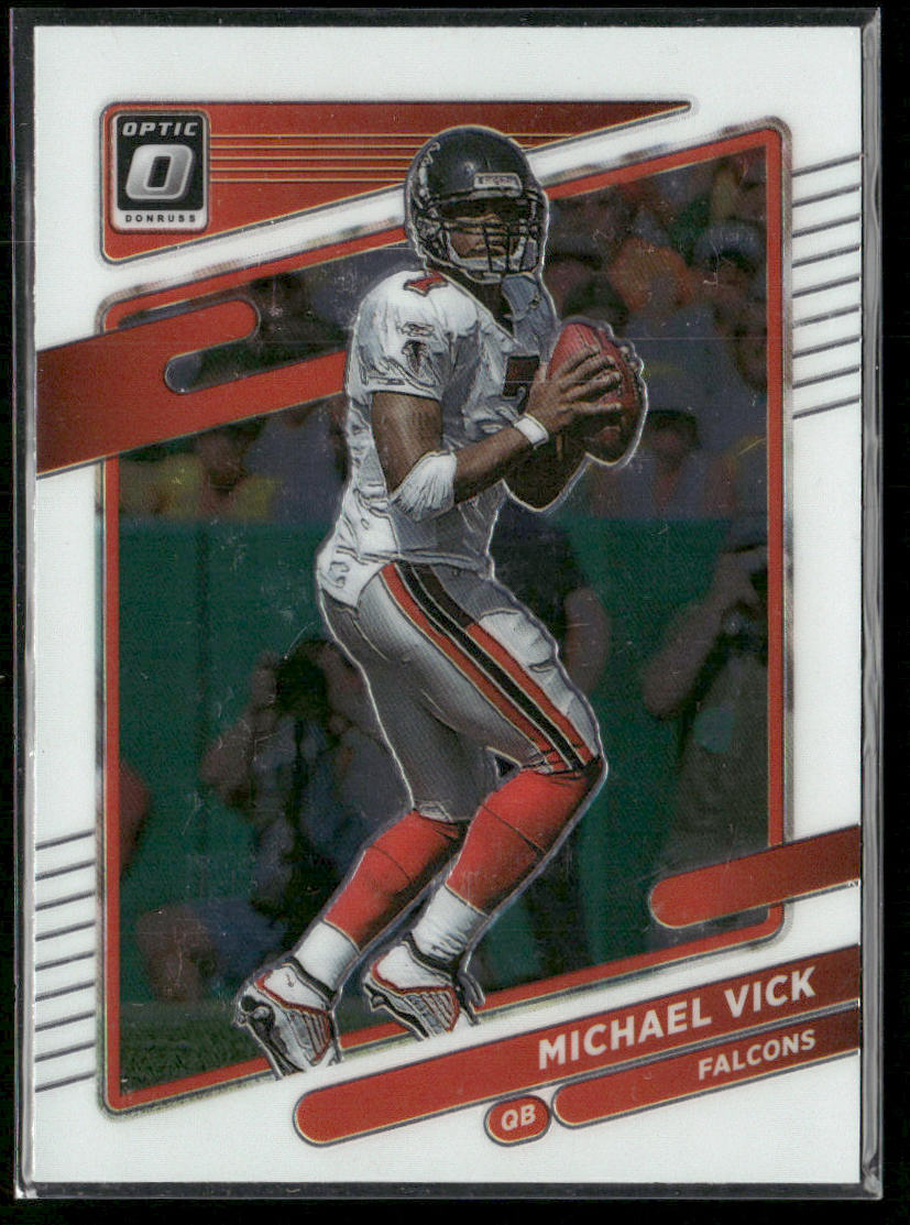Michael Vick 2021 Donruss Optic #156 Atlanta Falcons