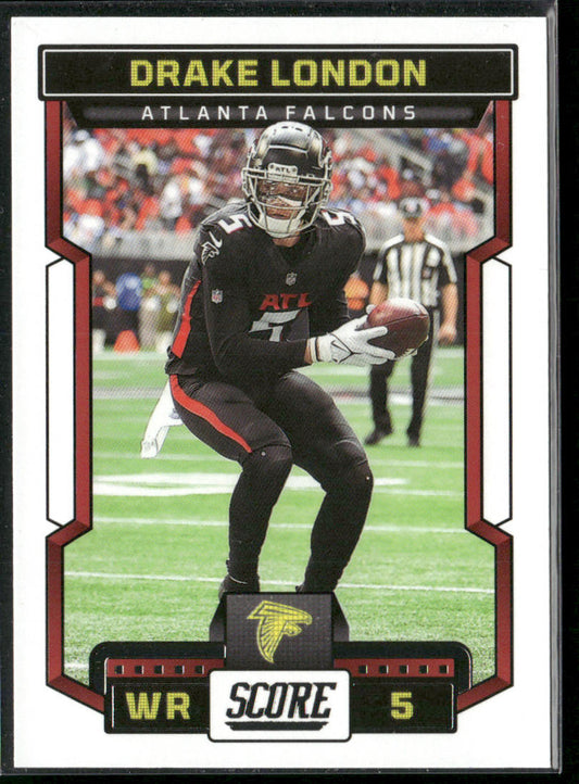 Drake London 2023 Score #37 Atlanta Falcons front