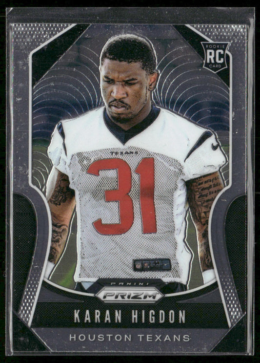 Karan Higdon 2019 Panini Prizm #333 RC Houston Texans