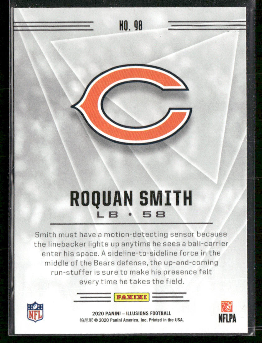 Roquan Smith 2020 Panini Illusions Retail #98 Chicago Bears