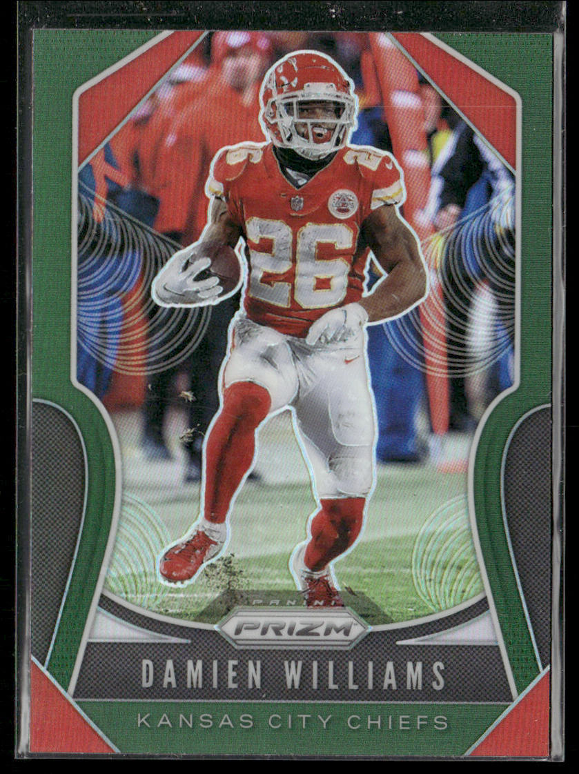 Damien Williams 2019 Panini Prizm Green #211 Kansas City Chiefs