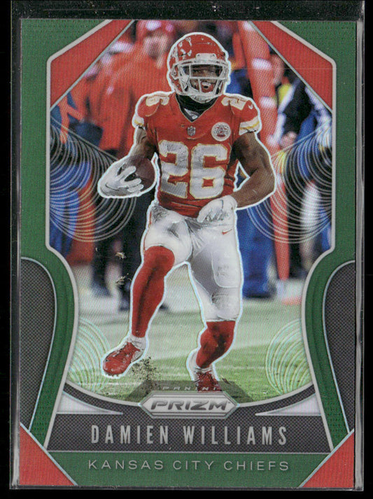 Damien Williams 2019 Panini Prizm Green #211 Kansas City Chiefs